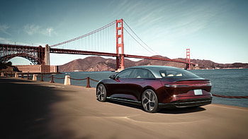 Golden Gate Bridge, Lucid Motors HD wallpaper