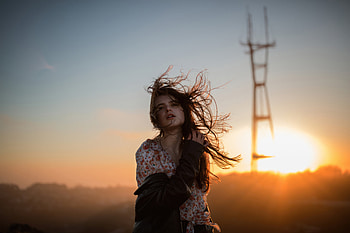Girl Golden Hours, girls, model HD wallpaper
