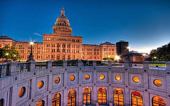 Cities, Building, Structure, Bridge, Evening, Texas, Austin HD wallpaper