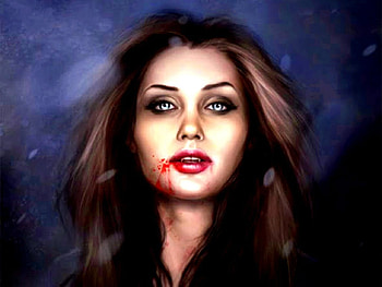Come to Me, magic, vampire, fantasy, dark HD wallpaper