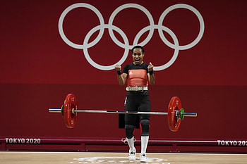Saikhom Mirabai Chanu, Weightlifting HD wallpaper