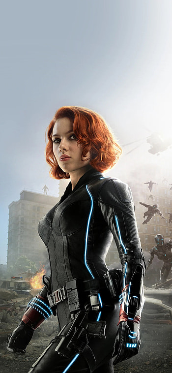 Scarlett Johansson, Black Widow , Captivating beauty, Marvel character HD phone wallpaper