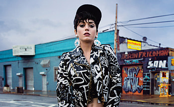 Katy Perry, Moschino, black cap, hoot HD wallpaper