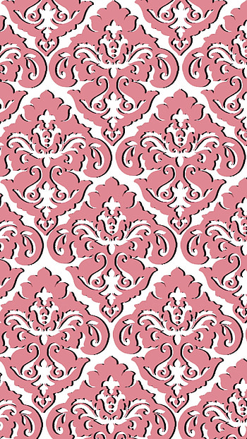 Damask, Pink HD phone wallpaper