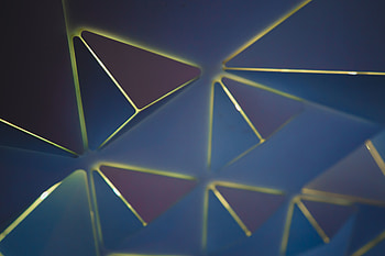 Triangles, neon, geometric pattern HD wallpaper