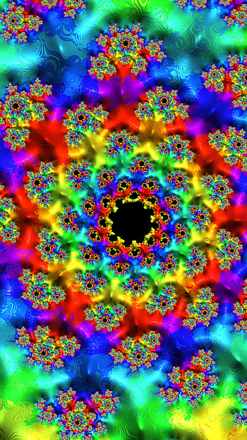 Trippy Psychedelic Trance Fractal, trance, trippy, psychedelic, colors, Abstract, fractal HD phone wallpaper