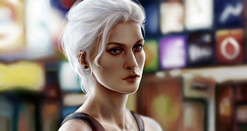 Septum Piercing Girl Portrait Art , portrait, artist, artwork, digital-art, deviantart HD wallpaper