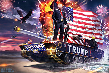 Mr President, fantasy, , 2017, Trump, president HD wallpaper