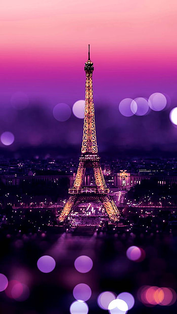 Eiffel Tower at Night, night, light, man made, Eiffel Tower HD phone wallpaper