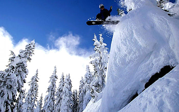 Sports, Snow, Bounce, Jump, Snowboard HD wallpaper