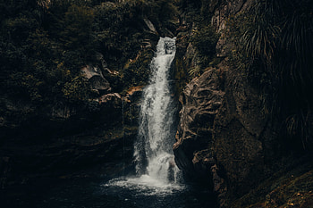 Nature, Water, Rock, Waterfall, Spray, Creek, Brook HD wallpaper