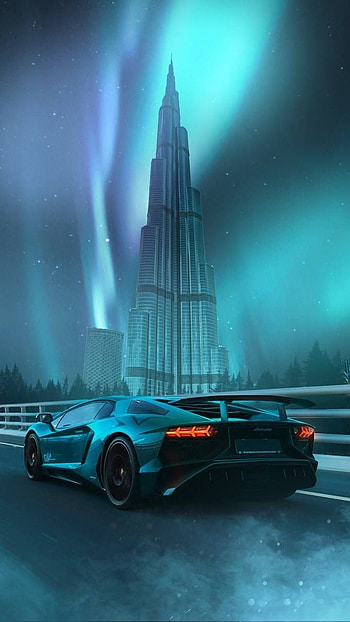 Lamborghini, sky, automotive_design HD phone wallpaper