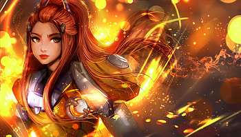 Brigitte Overwatch , brigitte-overwatch, overwatch, games, deviantart HD wallpaper