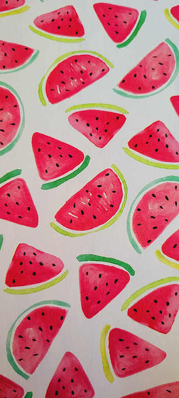 Watermelon, red, pink, cute HD phone wallpaper