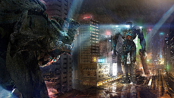Pacific Rim : Jaeger vs Kaiju — Neon City Clash, Pacific Rim HD wallpaper