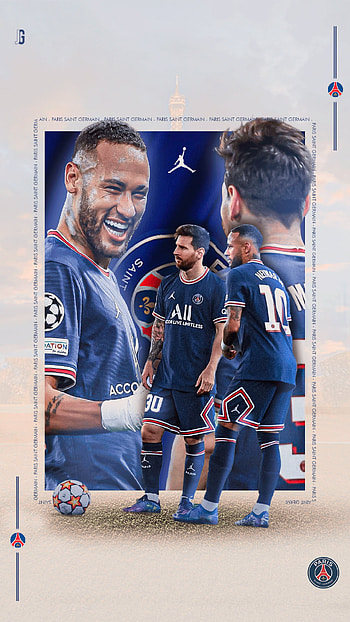 Neymar e Messi, psg, messi, ney HD phone wallpaper