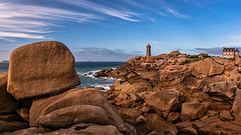Somewhere in france, france, rocks, Coast, beach HD wallpaper