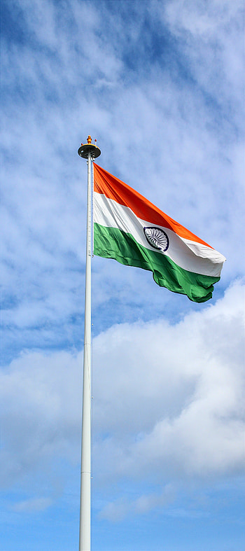 Indian National Flag, army, cloud, sky, india HD phone wallpaper