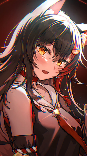 Ookami Mio, Anime, Virtual Youtuber HD phone wallpaper