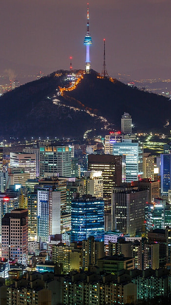 Busan, South Korea, City , Modern architecture HD phone wallpaper