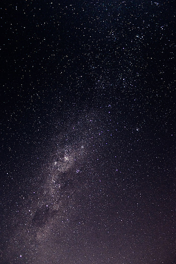 Universe, Night, Shine, Starry Sky, Brilliance, Milky Way, Galaxy HD phone wallpaper