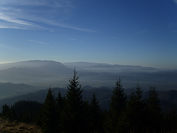 sun, clouds, mountains,blue sky, nice, blue sky, clouds, mountains, sun, nice HD wallpaper