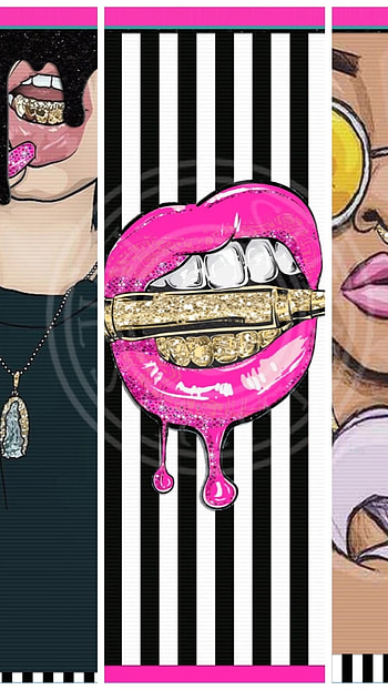 Baddie Pink, Baddie, Artwork HD phone wallpaper