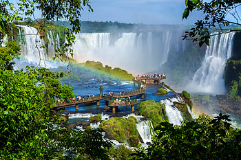 Argentina, Waterfall, Iguazu Falls HD wallpaper