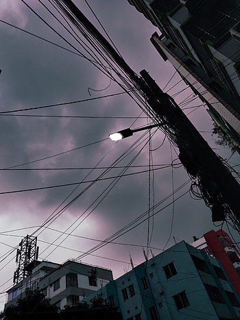 Cloudy day, cloud, sky HD phone wallpaper