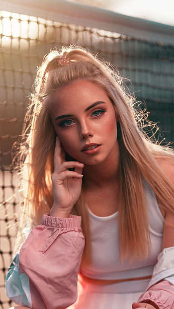 Gorgeous woman, Tennis hoot, Tennis court, hoot model HD phone wallpaper
