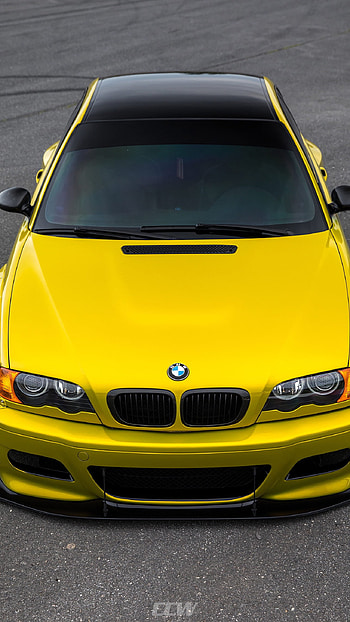 Bmw, Yellow Bmw HD phone wallpaper