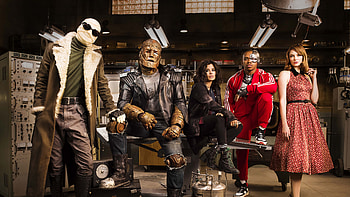 April Bowlby Crazy Jane Cyborg Diane Guerrero Elasti-Girl Joivan Wade Doom Patrol HD wallpaper