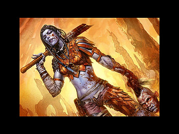 Radha, fantasy, warrior, female HD wallpaper