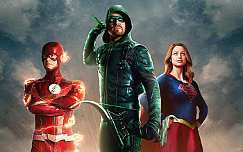 Green Arrow, Flash comics, Flash and Supergirl, Dynamic duo HD wallpaper