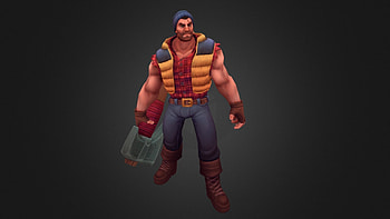Lumberjack Darius Riot contest 2017, YaraRocha HD wallpaper