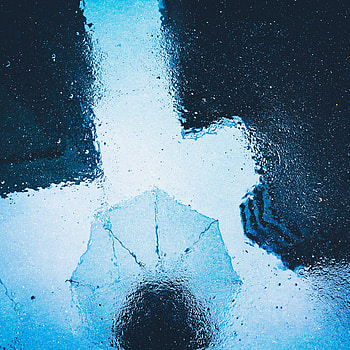Reflection, Miscellanea, Miscellaneous, Wet, Asphalt, Umbrella, Puddle HD phone wallpaper
