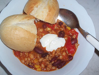 Chilli Con Carne, meal, comestible, graphy, good meal, repast, food HD wallpaper