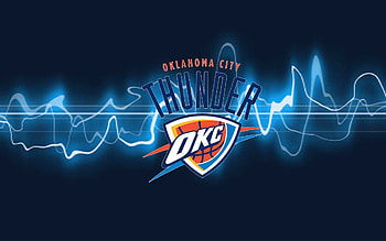 Oklahoma City Thunder, Thunder logo, Sports team, Sports HD wallpaper