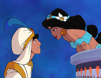 Aladdin 1992 , Disney animation, backgrounds, Arabian nights HD wallpaper