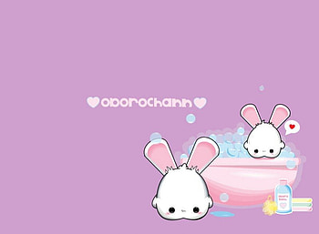 Bunnies, cute, abstract HD wallpaper