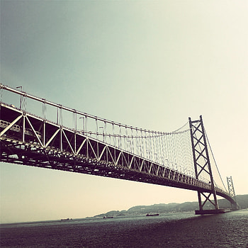 Akashi Kaikyo Bridge reviews, Food and drinks, Hyogo Kobe, Travel recommendations HD phone wallpaper