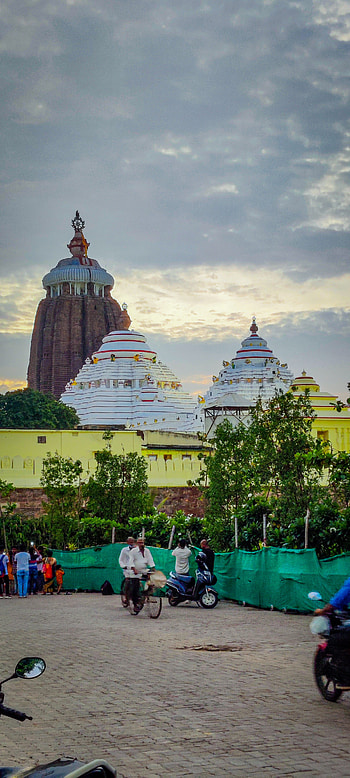 Shri Jagannath temple, sky HD phone wallpaper