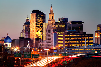 Hartford Skyline, Company, Prompt Inc HD wallpaper