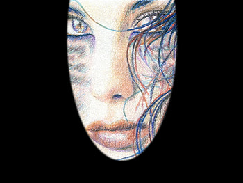 Face, girl, fantasy, female HD wallpaper