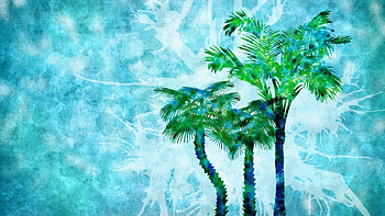 Abstract, Drops, Surface, Palm, , Drawing, Mood HD wallpaper