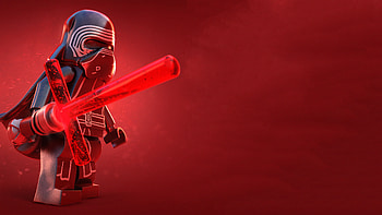 The Dark Side Lego, artist, digital-art, lego, artstation, artwork HD wallpaper