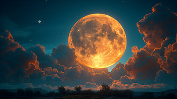 Enchanting Moonrise, moonrise HD wallpaper