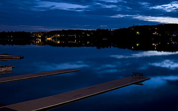 Quais flottants, blue, sea HD wallpaper