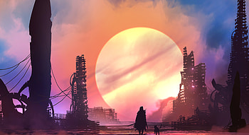 End Of Days , digital-art, artist, artwork, landscape HD wallpaper