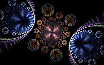 Abstract, Background, Patterns, Circles, Bright HD wallpaper